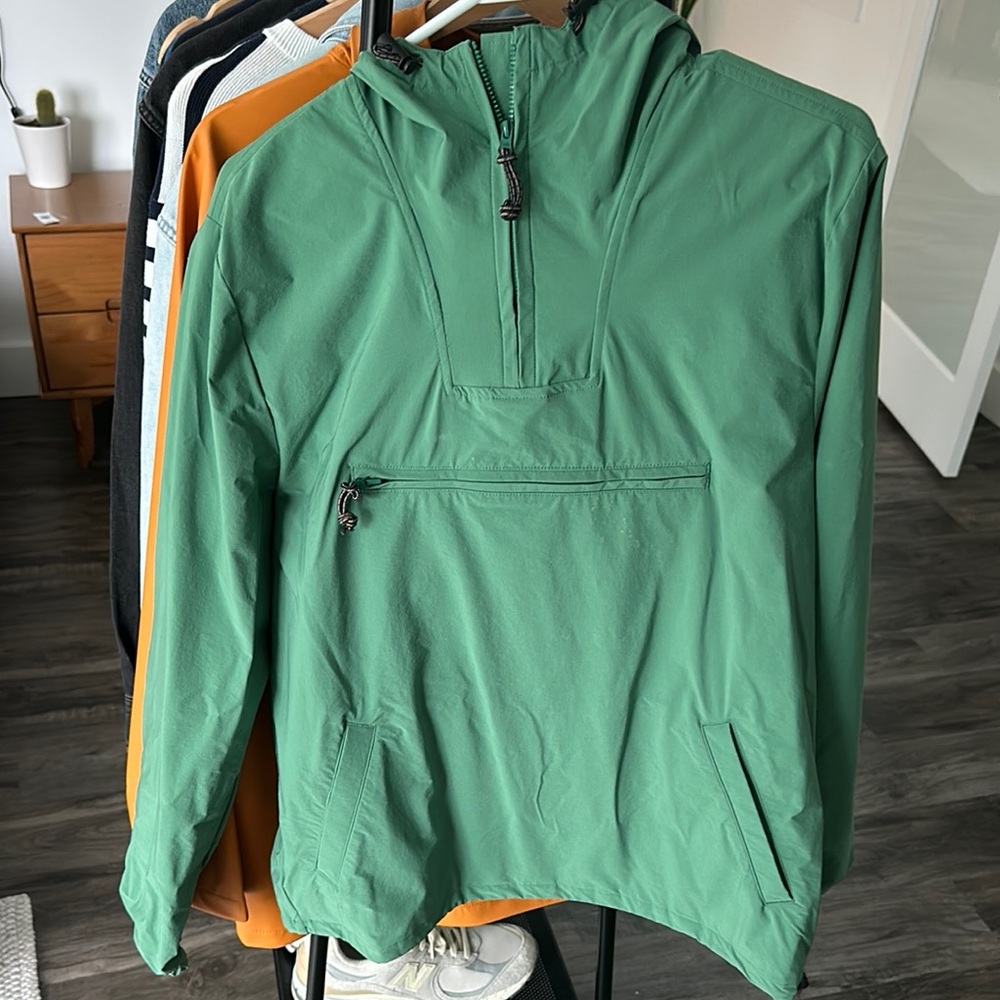 Green Men's Anorak Jacket Bonobos